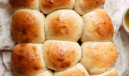 Fresh bread rolls (a pair)